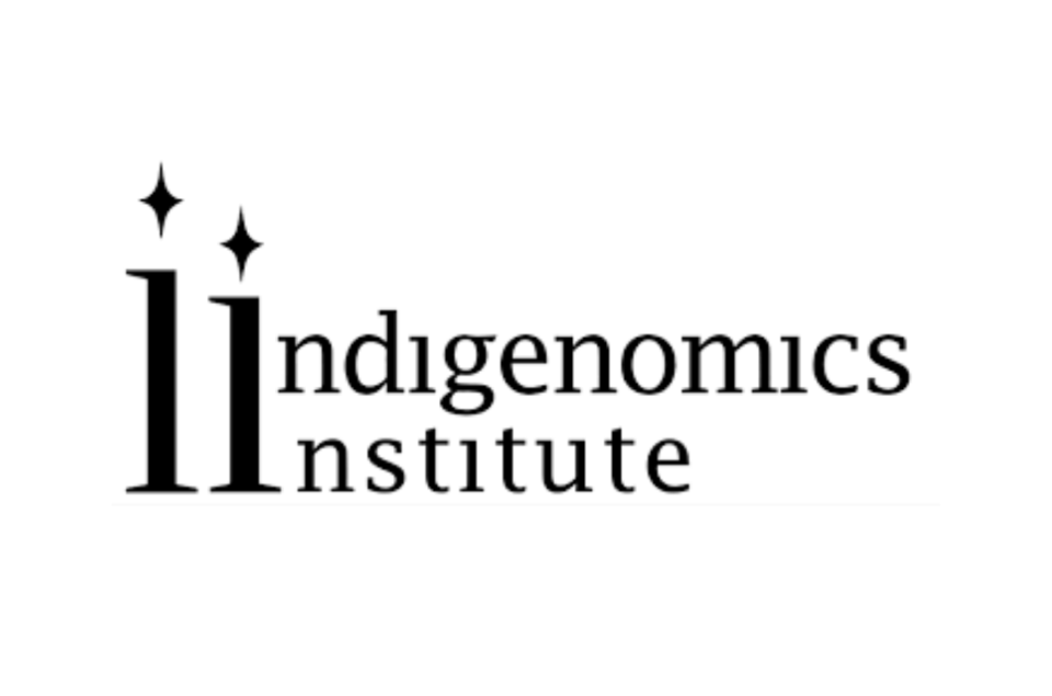 Indigenomics Institute logo, Indigenomics includes Virtual Gurus on 2021 