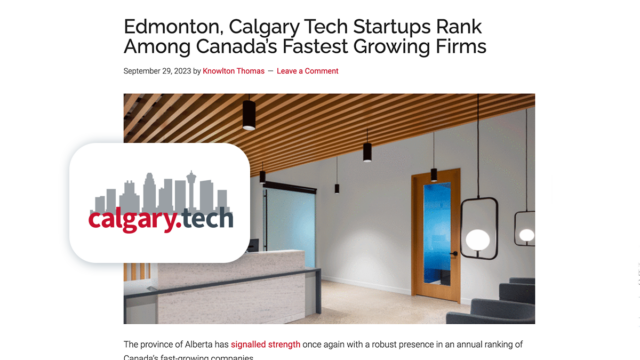 YYCTech article featuring Virtual Gurus and their award from Globe and Mail as one of Canada