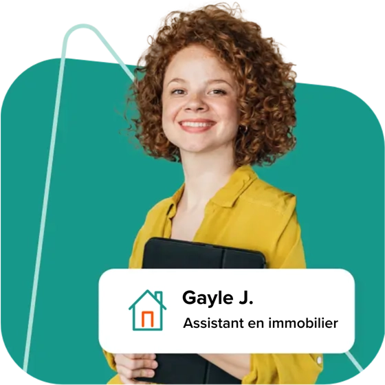 Gayle J, assistante immobilière avec les Virtual Gurus.